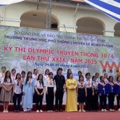 Tự hào viết tiếp truyền thống hiếu học tại Kỳ thi Olympic 30/4