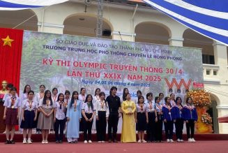 Tự hào viết tiếp truyền thống hiếu học tại Kỳ thi Olympic 30/4