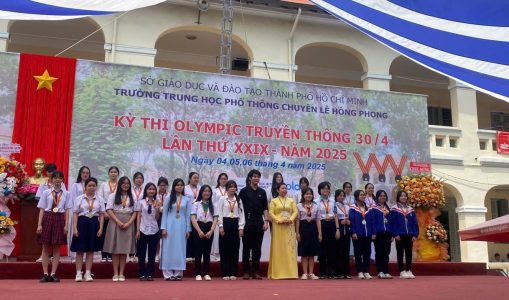 Tự hào viết tiếp truyền thống hiếu học tại Kỳ thi Olympic 30/4