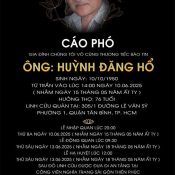 Vô cùng thương tiếc anh Huỳnh Đăng Hổ – Người con ưu tú của đại gia đình Hòa Vang