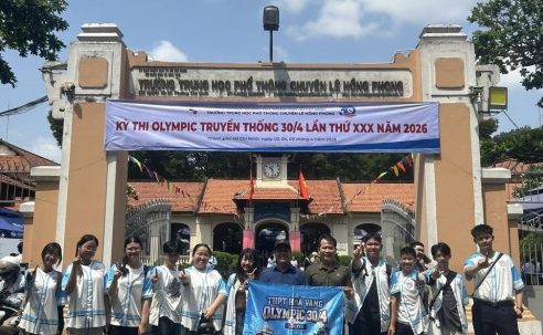 Chúc mừng các “chiến binh” Hòa Vang xuất sắc đạt huy chương tại kỳ thi Olympic 30/4 năm 2026