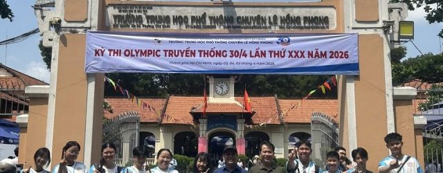 Chúc mừng các “chiến binh” Hòa Vang xuất sắc đạt huy chương tại kỳ thi Olympic 30/4 năm 2026